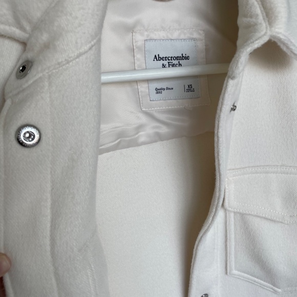 Shirt Jacket Abercrombie & fitch (cream) - Picture 7 of 13
